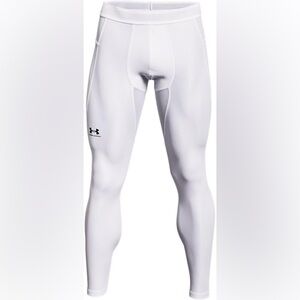 Under Armour • HeatGear Iso-Chill Leggings • White Men’s Medium NWT 🏋️‍♂️✨